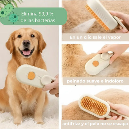 ¡Cepillo de Vapor Para Mascotas PETNATURA!